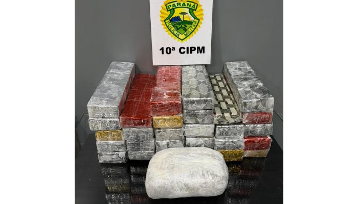 Laranjeiras – ROTAM apreende 25kg de maconha em bagagem 